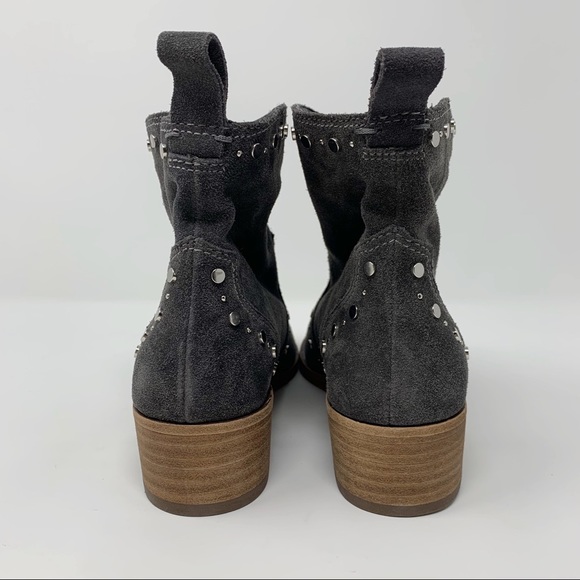 Dolce Vita Tobin Studded Bootie Anthracite Suede - Picture 5 of 8